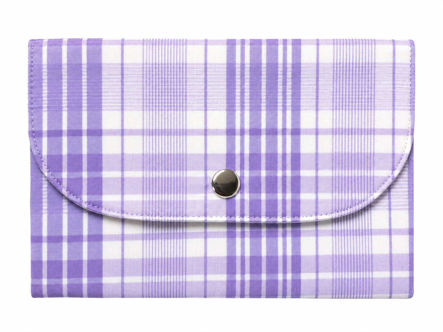 Wallet-Purple Plaid - Image 2