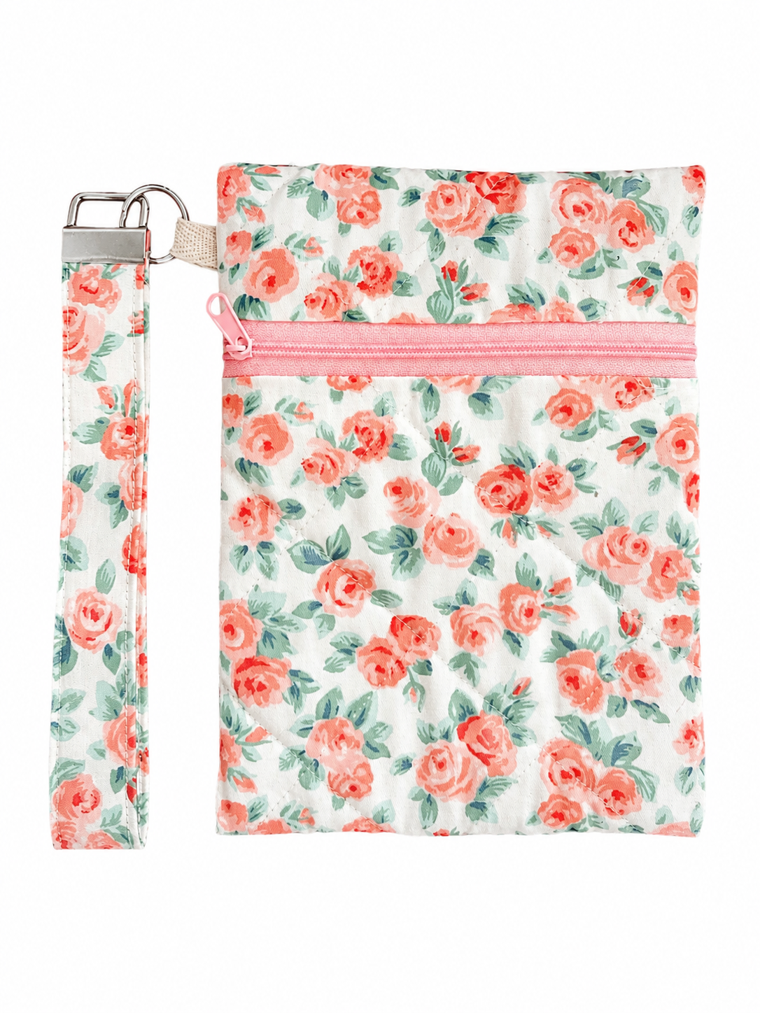 Wristlet Bag-Rose and Pink - Image 2