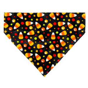 Dog Bandana-Collar Slip-Halloween Candy Corn