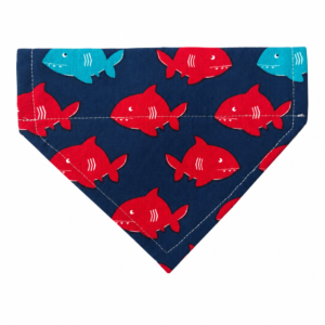 Dog Bandana-Collar Slip-Blue Shark