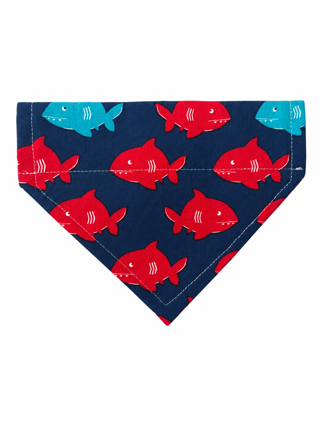 Dog Bandana-Collar Slip-Blue Shark