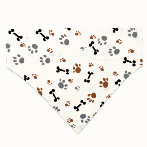 Dog Bandana-Collar Slip-Paw Print