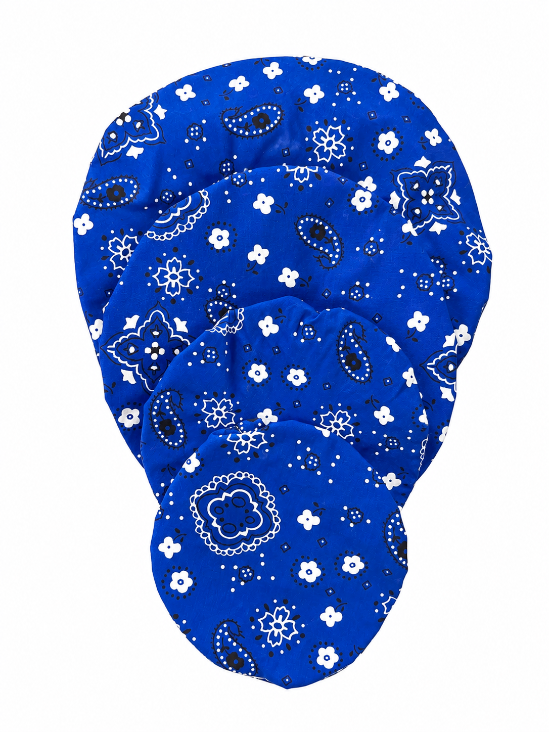 Bowl Covers-Blue Set of 4 - Image 3