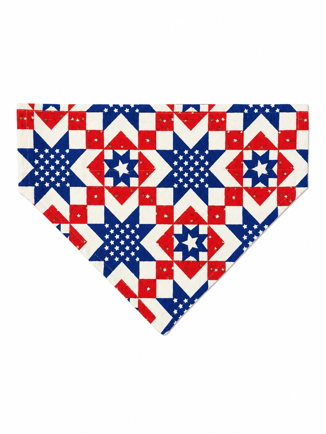 Dog Bandana-Collar Slip-Fourth of July Quilted