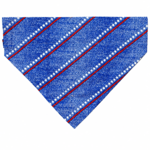 Dog Bandana-Collar Slip-Blue Flag/Fouth of July