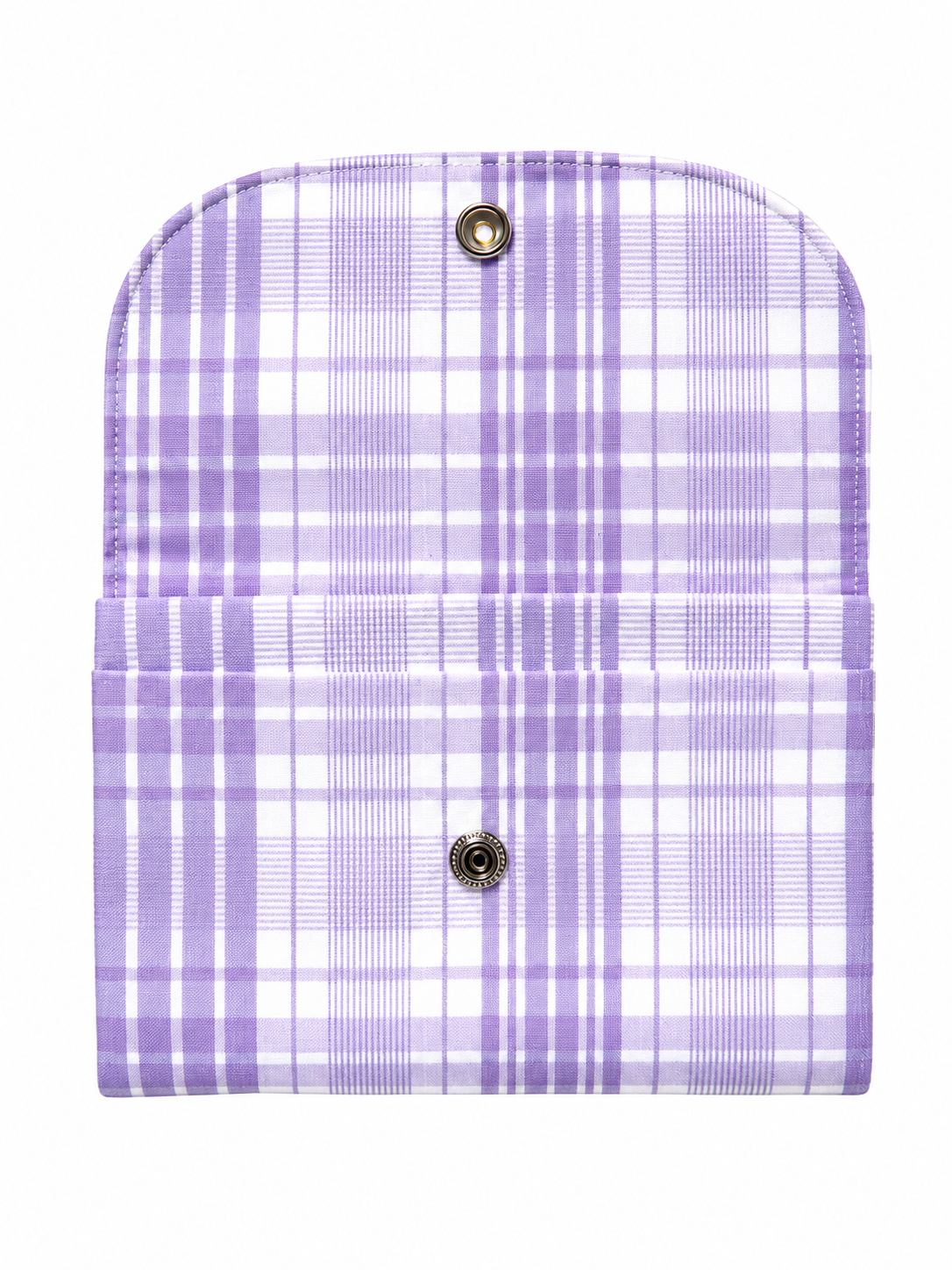 Wallet-Purple Plaid - Image 3